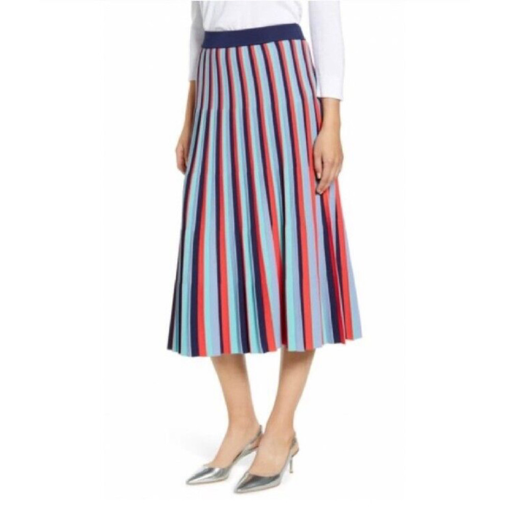 Halogen Multicolor Striped Skirt